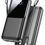 CFIAI Power Bank 40000mAh mit 22,5W PD – Schnellladegerät mit 3 Anschlüssen für iPhone & Android