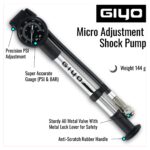 GIYO Hochdruck Dämpferpumpe 350 PSI – Präzise Federungseinstellung für Mountainbikes – Bild 2