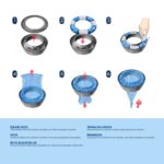 MOM'S AIDE Nachfüllfolien 8er-Pack – Geruchssicher für Tommee Tippee Sangenic – Bild 3