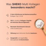 SHEKO Kollagen Pulver 450g – Multi-Kollagen Hydrolysat Typ 1, 2, 3 für Haut & Gelenke – Bild 2