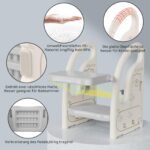 Onasti Tritthocker 2-Stufen Höhenverstellbar – Kinderschemel mit Handgriff für 1,5–6 Jahre – Bild 4