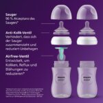 Philips Avent Natural Response Geschenkset – 4 Babyflaschen mit AirFree Ventil für 0–12 Monate – Bild 8