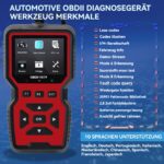 GQDGCU V519 OBD2 Diagnosegerät – Profi-Fehlerausleser für alle PKW nach 2000 – Bild 2