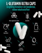 L-Glutamin Ultra Caps 365 Kapseln – 6600 mg Tagesportion hochdosiert für Sportler – Bild 4