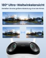 Reolink Elite WiFi 4K Überwachungskamera mit 180° Panoramablick – Aussen-Sicherheitskamera – Bild 2