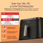 Cosori TurboBlaze Heissluftfritteuse XXL 6L – 9-in-1 Airfryer mit DC-Motor & 87 Rezepten – Bild 2