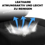GTPLAYER Gaming Stuhl 150 kg – Ergonomischer Schreibtischstuhl mit Taschenfedern & Stoffoberfläche – Bild 9