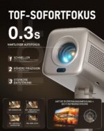 VOPLLS Smart Mini Beamer 4K – TOF Autofokus & 28000 Lumen für Heimkino & Outdoor – Bild 5