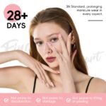 PEACECOLOR Gel Nagellack Set mit UV Lampe & elektrischer Nagelfräser – 40-teiliges Starter-Set – Bild 7