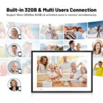 Anna Bella WiFi Digitaler Bilderrahmen 10,1 Zoll – HD-Display mit App-Steuerung – Bild 4