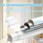 AIZESI Teleskopstange 80–195 cm ohne Bohren – Duschvorhangstange Edelstahl für Bad & Wohn – Bild 6