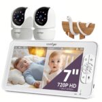 Comfyer BM01 Babyphone mit 2 Kameras, 7" HD Display – Ohne WLAN, 300M Reichweite