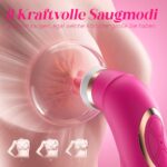 Gobeken 2-in-1 Klitoris Sauger & Brustwarzen Stimulator – 8 Saugmodi & 5 Zungenmodi – Bild 4