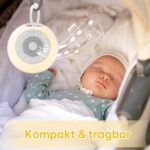 Easy@Home Weissrausch-Soundmaschine – tragbare Einschlafhilfe mit 26 Sounds & LED-Nachtlicht – Bild 7