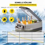 VEVOR 45L Kompressor-Kühlbox mit Gefrierfach – Tragbarer Autokühlschrank 12/24V & 230V – Bild 5