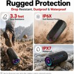 TIMU Bluetooth Lautsprecher mit RGB-Licht – 25W Stereo, Bluetooth 5.4 & 20h Akku – Bild 5