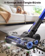 Bulelink Akku-Staubsauger 45000Pa 550W – 65Min Laufzeit mit 8-Schicht-Filtration & Anti-Tangle-Bürste – Bild 2
