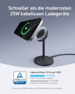 Anker MagGo Kabellose Ladestation 15W – Qi2 MagSafe Ständer für iPhone & AirPods – Bild 3