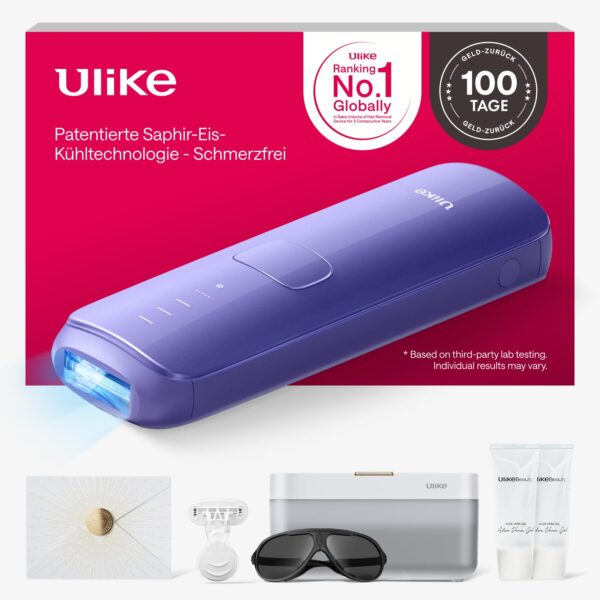 Ulike Air 3 Deluxe IPL Haarentfernungsgerät – Saphir-Eiskühlung für Gesicht & Körper