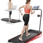 Toputure Laufband mit 9% Neigung & 2.5HP Motor – Klappbares Walking Pad für Zuhause & Büro