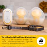 Medela Freestyle Mini Hands-Free – tragbare Doppelmilchpumpe mit Akku für stillende Mütter – Bild 12