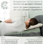 Keilkissen mit 2 Liegezonen – Ergonomisches Rückenstützkissen für Bett & Couch – Bild 4