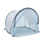 Babymoov Strandmuschel Blue Waves mit LSF 50+ UV-Schutz – Pop-Up-Sonnenschutzzelt für Babys