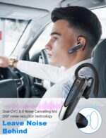 New Bee B45 Bluetooth Headset mit Dual Mic & 20h Sprechzeit – Freisprech-Ohrhörer für Profis – Bild 2