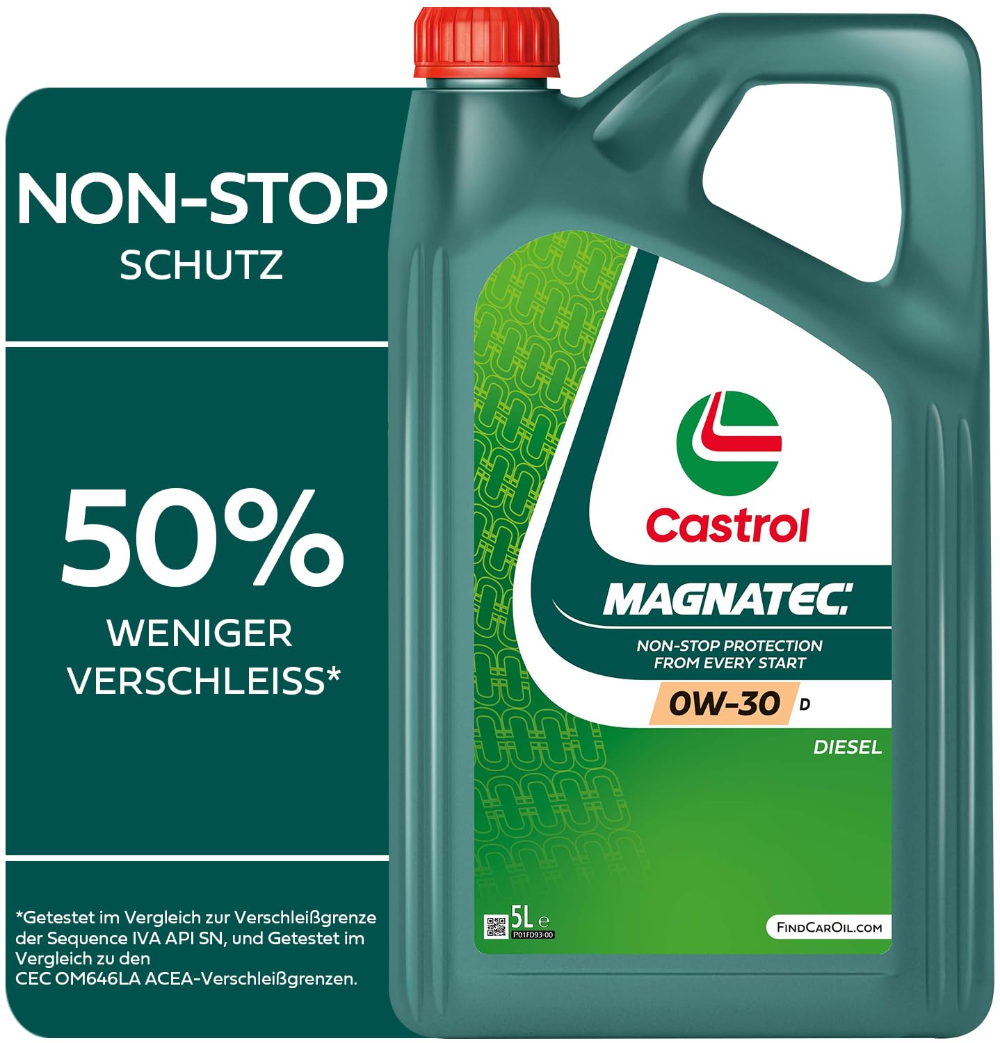 716bZUnQMfL._SY1500_.jpg Castrol MAGNATEC 0W-30 D Motoröl 5L – Sofortschutz für moderne Motoren – Bild 1