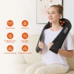 LAOBEN Shiatsu Nackenmassagegerät mit Wärmefunktion – Tiefenmassage für Nacken, Schulter & Rücken – Bild 4