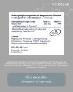 MoleQlar Magnesium L-Threonat 90 Kapseln – 150 mg Magtein für Nervensystem & Psyche – Bild 5
