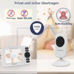 HelloBaby HB2438 Babyphone mit Kamera – 3,2 Zoll Display, Nachtsicht & 305 m Reichweite – Bild 6