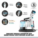 Shark StainStriker Fleckenreiniger – 450W Polsterreiniger mit 5 Aufsätzen für Teppich & Möbel – Bild 6