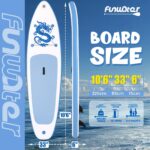 FunWater Aufblasbares SUP Board 320cm mit Paddel & Pumpe – Stabiles Stand Up Paddle für Anfänger – Bild 2