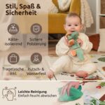 Mallie® Krabbelmatte Baby 180x150 cm – Faltbar mit Tragetasche & doppelseitiges Design – Bild 8