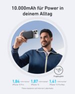 Anker MagGo Powerbank 10000mAh – Ultra-flaches Qi2 Magnetladegerät mit 15W für iPhone – Bild 5