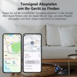 ATUVOS Dual-System Air Tag Card Pro – Bluetooth Tracker für iOS & Android, 2er Pack – Bild 4