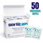 SKIN-TAC Selbstklebende Barrieretücher, 50 Stück – Hautschutz für sicheren Halt – Bild 3