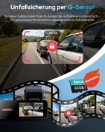 BOTSLAB G980H Dual-Dashcam 4K vorne & 1296P hinten – GPS, WiFi & ADAS Fahrerassistenz – Bild 5