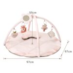 Fortella Baby-Spielbogen mit 5 Sensorik-Spielzeugen – Aktivitätsmatte für Neugeborene 0–12 Monate – Bild 2