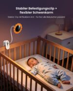 CZEview Babyphone mit 5,5" Monitor & App – Nachtsicht & 2-Wege-Audio für Eltern – Bild 2