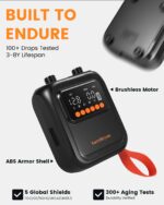 Aurethryon Elektrische SUP Pumpe 20 PSI mit Akku & 12V – Hochdruck Luftpumpe für Paddleboard – Bild 8