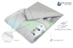 Medi Partners Krabbeldecke 120x120 cm – Wattierte Spielmatte aus 100% Baumwolle für Babys – Bild 5