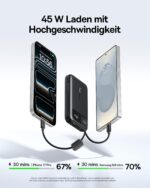 Baseus FC11 Powerbank 45W 20000mAh – Dual USB-C Kabel, Schnellladung für iPhone & Samsung – Bild 2