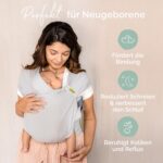 Boba Bliss Babytrage ab Geburt bis 16 kg – 2-in-1 Hybrid Carrier ohne Binden für Neugeborene – Bild 3