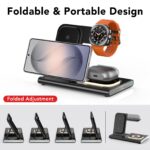 Aimtel 3-in-1 Wireless Ladestation für Samsung – Faltbar mit LED-Nachtlicht & Überhitzungsschutz – Bild 4