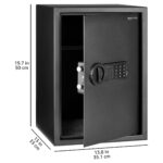 Amazon Basics Elektronischer Stahl-Tresor mit digitalem Code – 51 l Sicherheitsschrank für Wertsachen – Bild 3