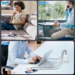 Ailawuu 100W USB-C Schnellladegerät mit 3 Ports – GaN-Technologie für iPhone, Samsung & MacBook – Bild 9