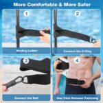InemzTal Premium Schwimmgürtel Erwachsene – Elastische Schwimmhilfe bis 8,5 m für Pooltraining – Bild 4