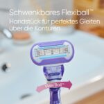 Gillette Venus Extra Smooth Swirl Damenrasierer – Flexible 5-Klingen-Rasur für Kurven – Bild 3